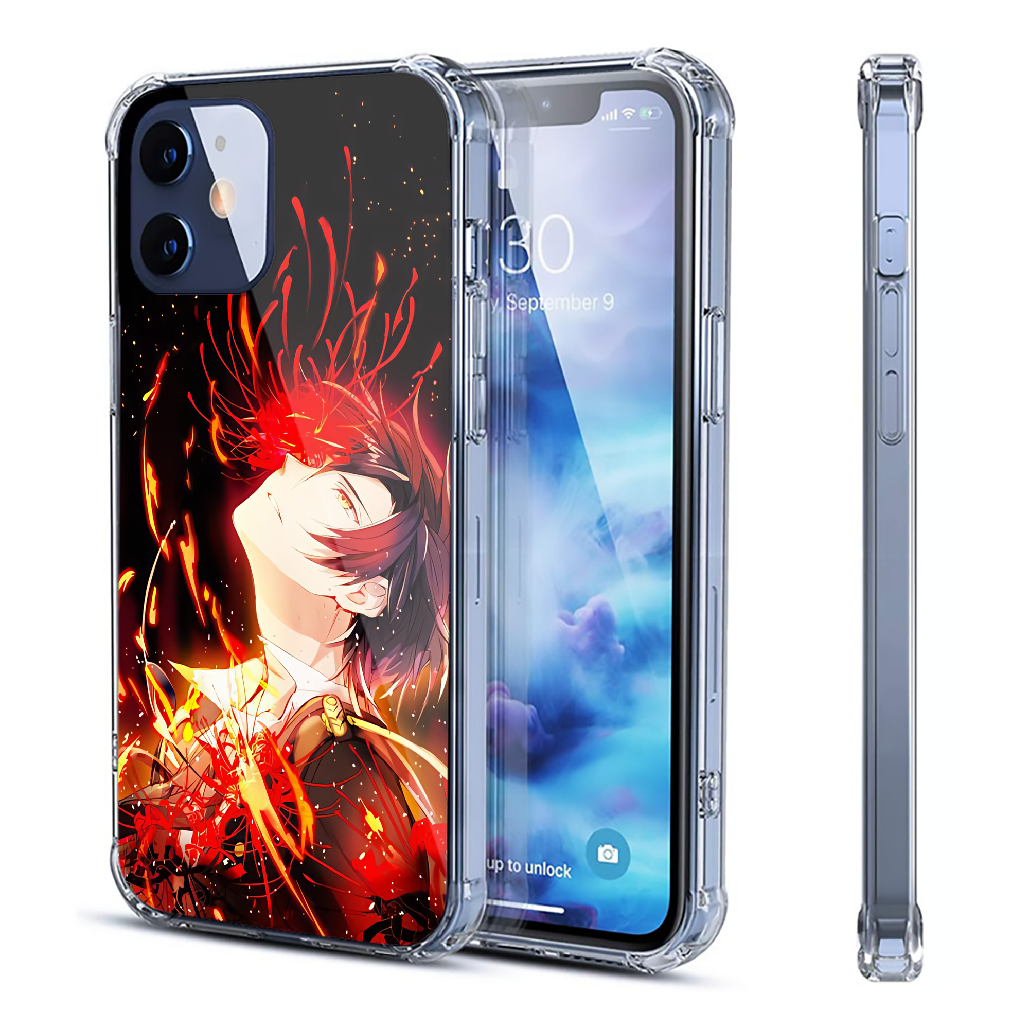 （画像用） 刀剣乱舞 Touken Ranbu 【iPhone 12シリーズ対応】透明スマホケース（クリアソフトケース）
